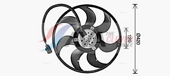 Вентилятор системи охолодження AVA QUALITY COOLING VN7547 - zapix