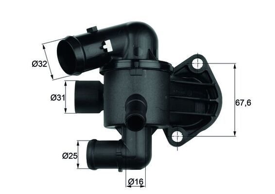 Термостат MAHLE TI3387 - zapix