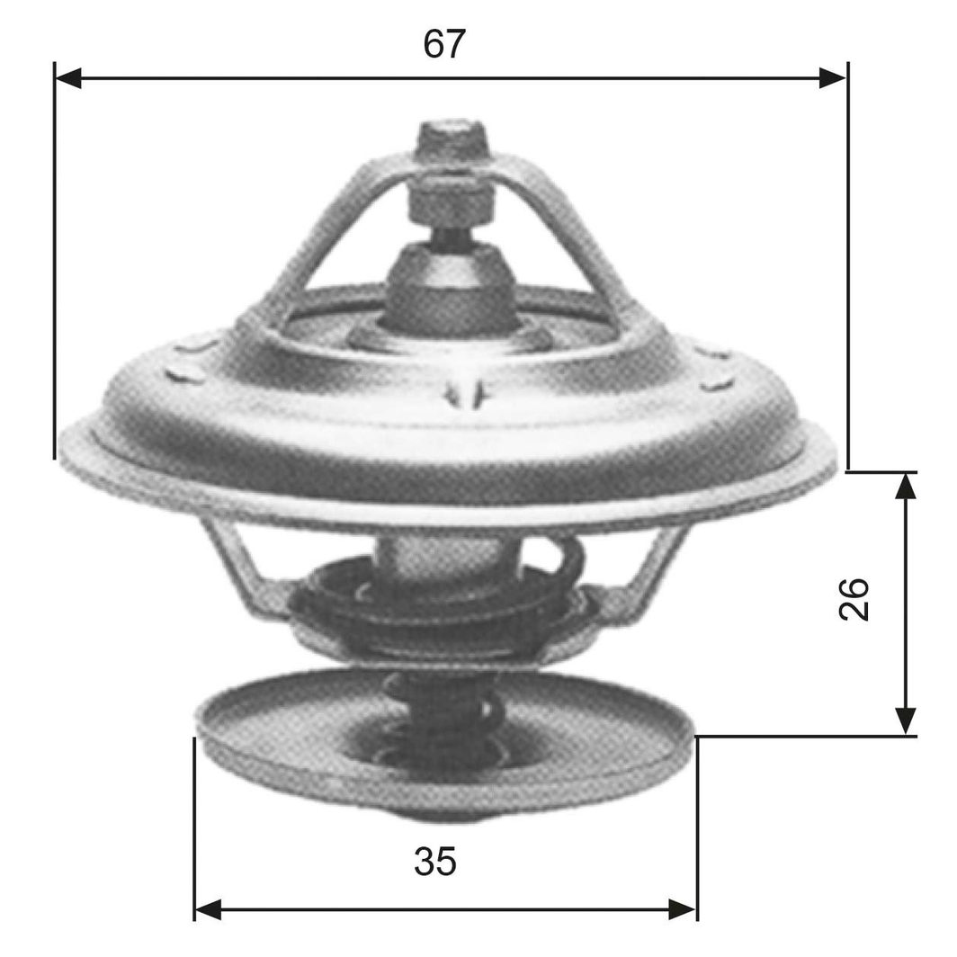 Термостат GATES TH11680G1 - zapix