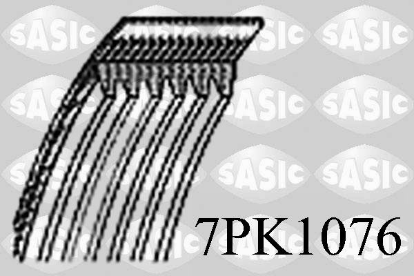 Поліклиновий ремінь SASIC 7PK1076 - zapix