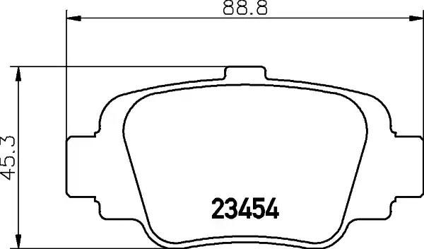 Гальмівні колодки дискові NISSHINBO NP2066 - zapix