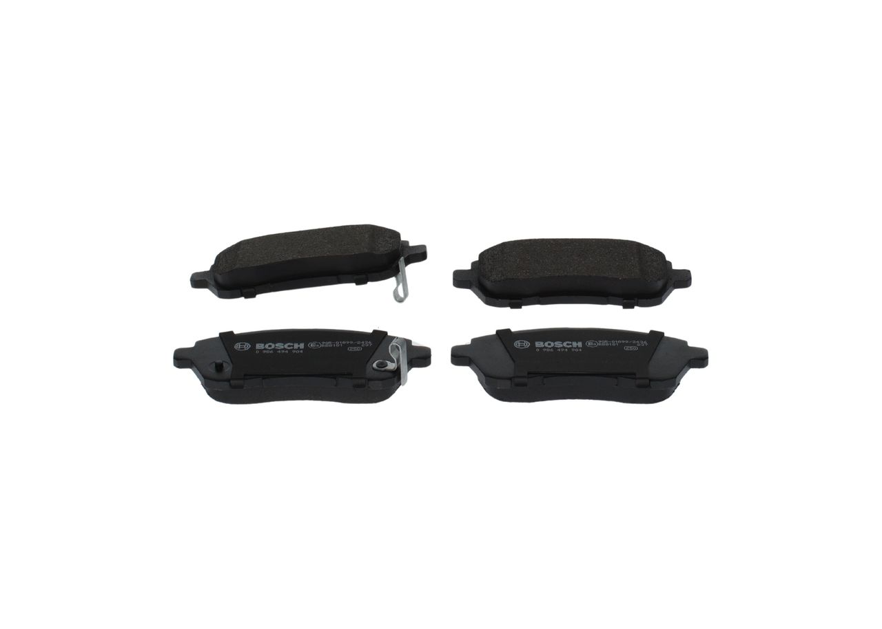 Гальмівні колодки дискові BOSCH 0986494904 - zapix