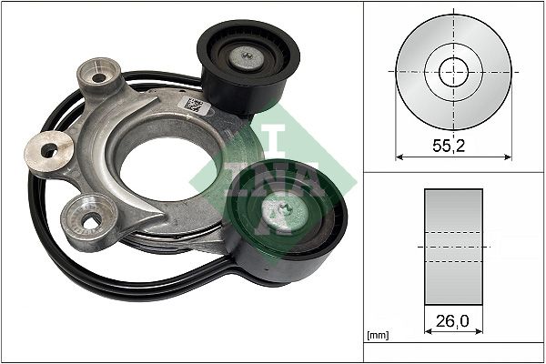 Натяжний пристрій ременя поліклінового SCHAEFFLER INA 534082710 - zapix