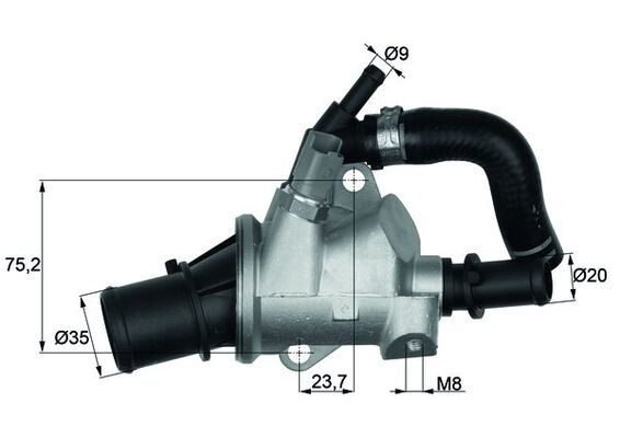 Термостат MAHLE TI14588 - zapix