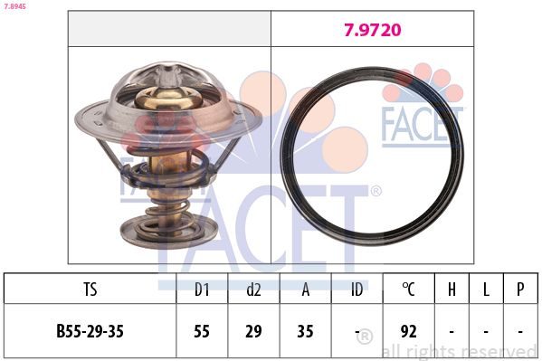Термостат FACET 78945 - zapix