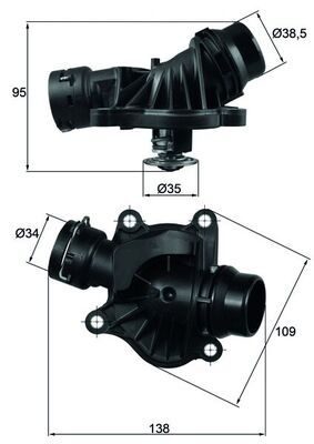 Термостат MAHLE TI23488 - zapix