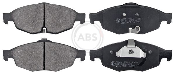 Гальмівні колодки дискові A.B.S. 38869