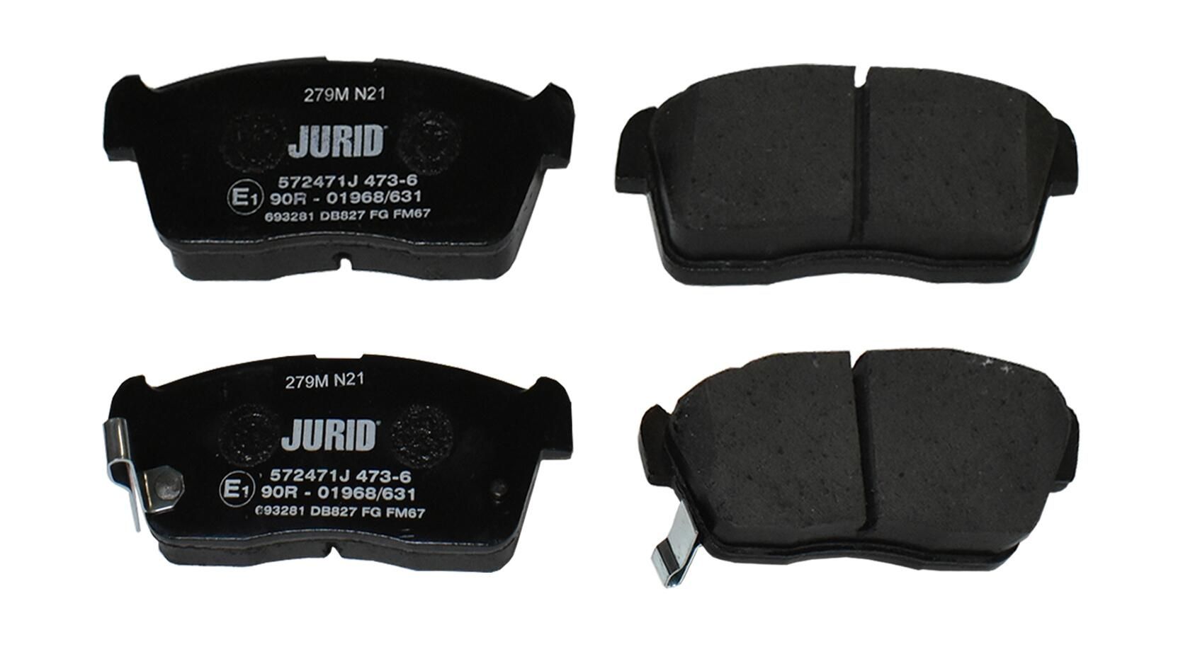 Гальмівні колодки дискові JURID 572471J - zapix