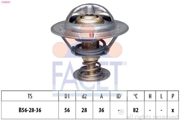 Термостат FACET 78222S - zapix