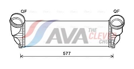 Інтеркулер AVA QUALITY COOLING BWA4543 - zapix
