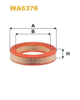 Повітряний фільтр WIX FILTERS WA6376 - zapix