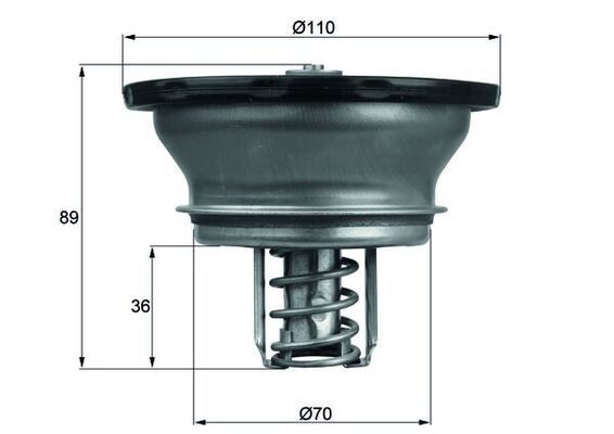 Термостат MAHLE THD382 - zapix