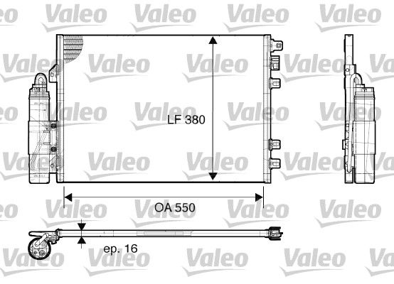 Радіатор кондиціонера VALEO 817661 - zapix