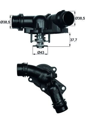 Термостат MAHLE TM1397 - zapix
