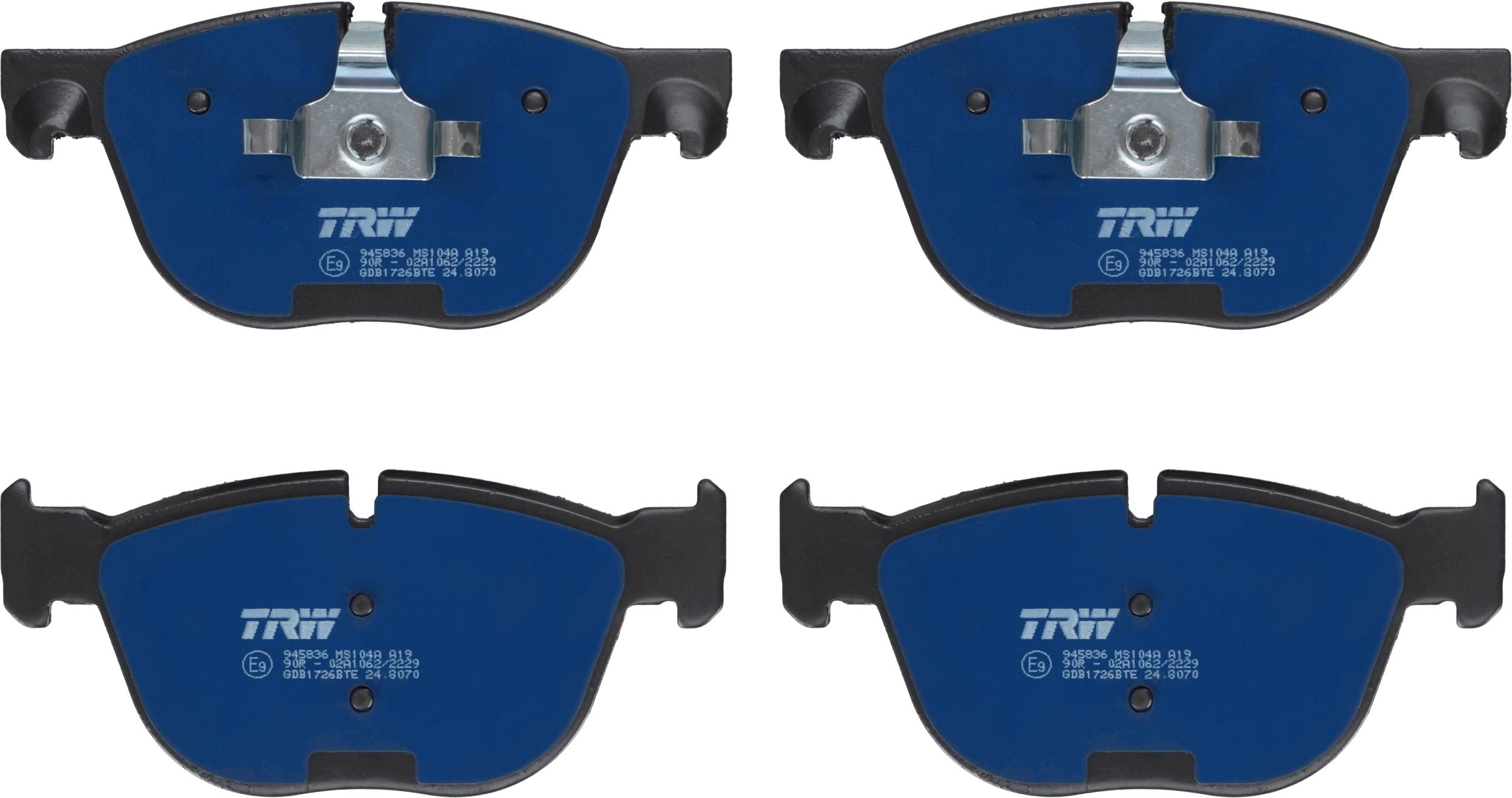 Гальмівні колодки дискові TRW GDB1726BTE - zapix