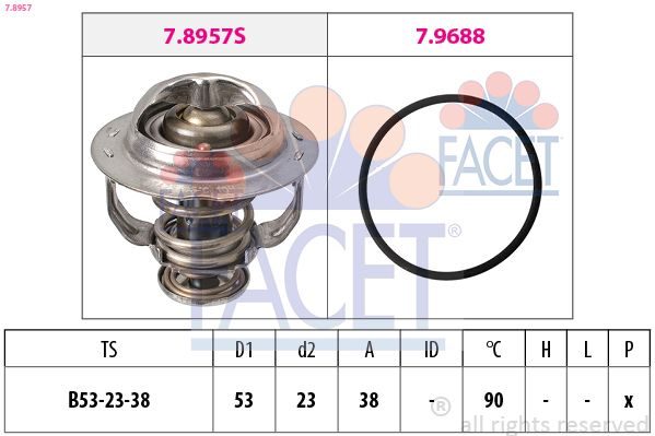 Термостат FACET 78957 - zapix