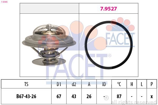 Термостат FACET 78385 - zapix