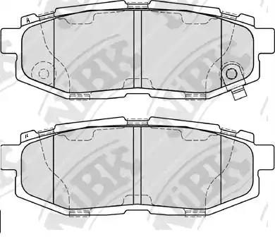 Гальмівні колодки дискові NIBK PN7803 - zapix