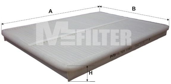 Фільтр салону MFILTER K951 - zapix