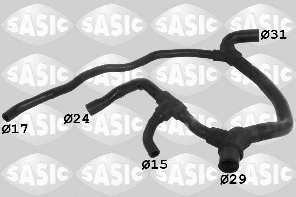 Патрубок системи охолодження SASIC 3404003 - zapix