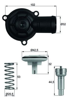 Термостат MAHLE TI22087D - zapix