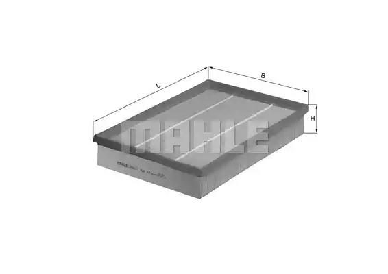 Повітряний фільтр MAHLE LX4601 - zapix