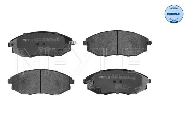 Гальмівні колодки дискові MEYLE 0252486417W - zapix