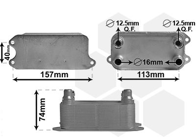 Радіатор коробки передач VAN WEZEL 30013702 - zapix