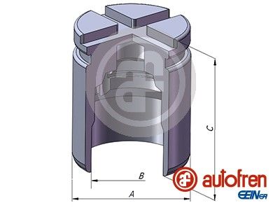 Поршень гальмівного супорта AUTOFREN SEINSA D025529 - zapix