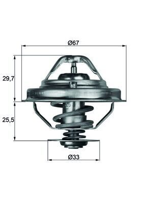 Термостат MAHLE TX3880D - zapix