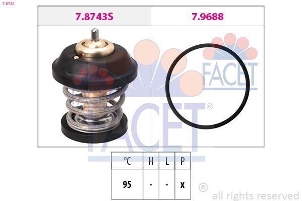 Термостат FACET 78743 - zapix