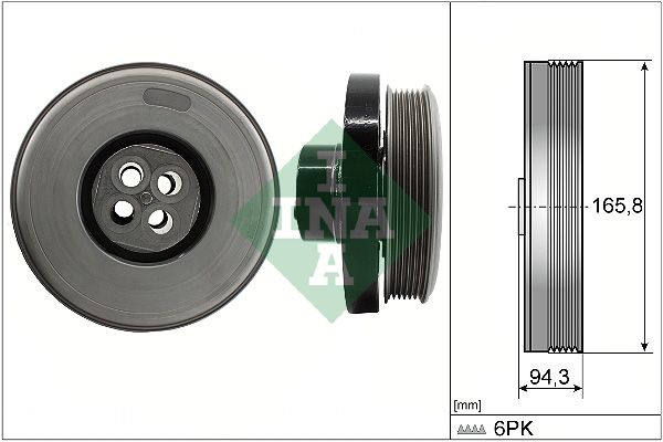 Шків колінвалу SCHAEFFLER INA 544060210 - zapix