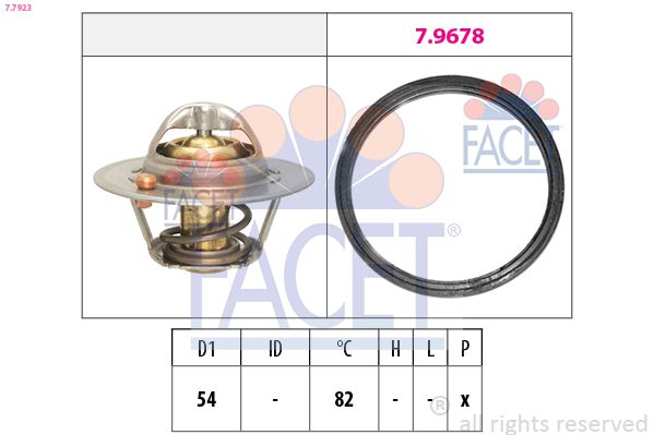 Термостат FACET 77923 - zapix