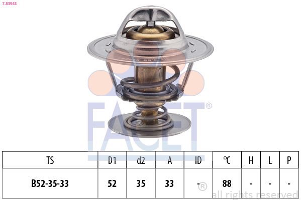 Термостат FACET 78394S - zapix