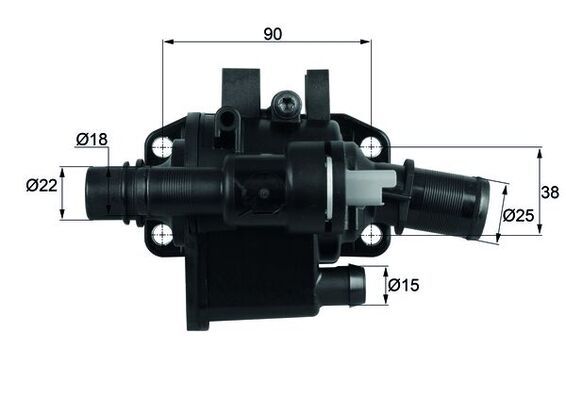 Термостат MAHLE TH4283 - zapix