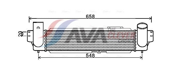Інтеркулер AVA QUALITY COOLING KA4141 - zapix