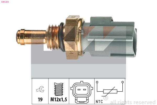 Датчик температури моторної оливи KW 530234 - zapix