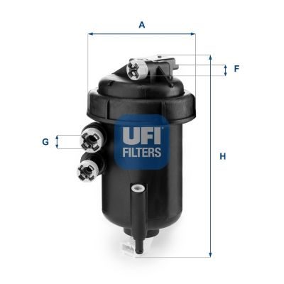 Паливний фільтр UFI 5512700 - zapix
