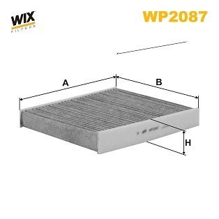Фільтр салону WIX FILTERS WP2087