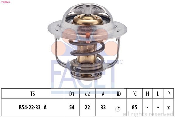 Термостат FACET 78224S - zapix