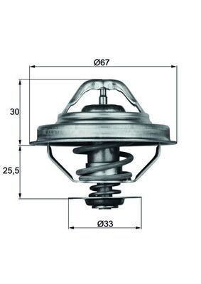 Термостат MAHLE TX2892D - zapix