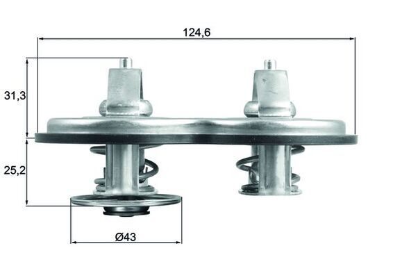 Термостат MAHLE TX14183 - zapix
