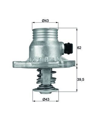 Термостат MAHLE TM11105 - zapix