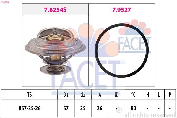 Термостат FACET 78254 - zapix