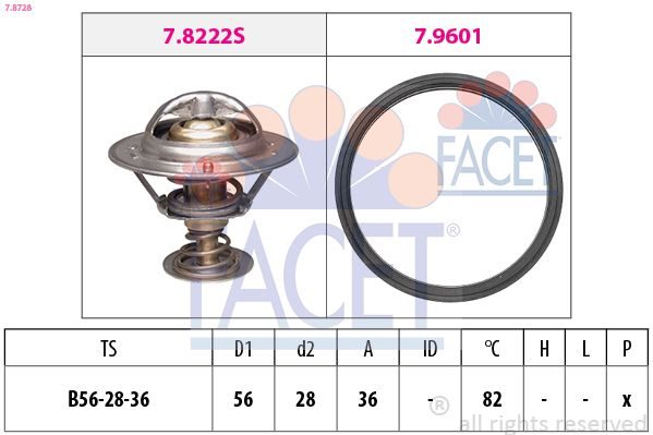 Термостат FACET 78728 - zapix