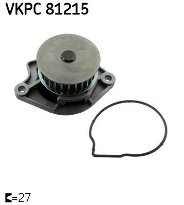 Помпа системи охолодження SKF VKPC81215 - zapix