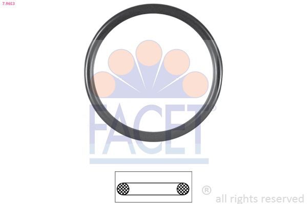 Прокладка термостата FACET 79653 - zapix