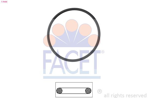 Прокладка термостата FACET 79688 - zapix