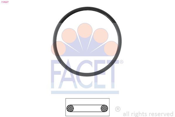 Прокладка термостата FACET 79527 - zapix