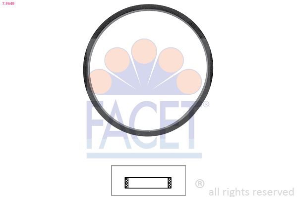 Прокладка термостата FACET 79649 - zapix
